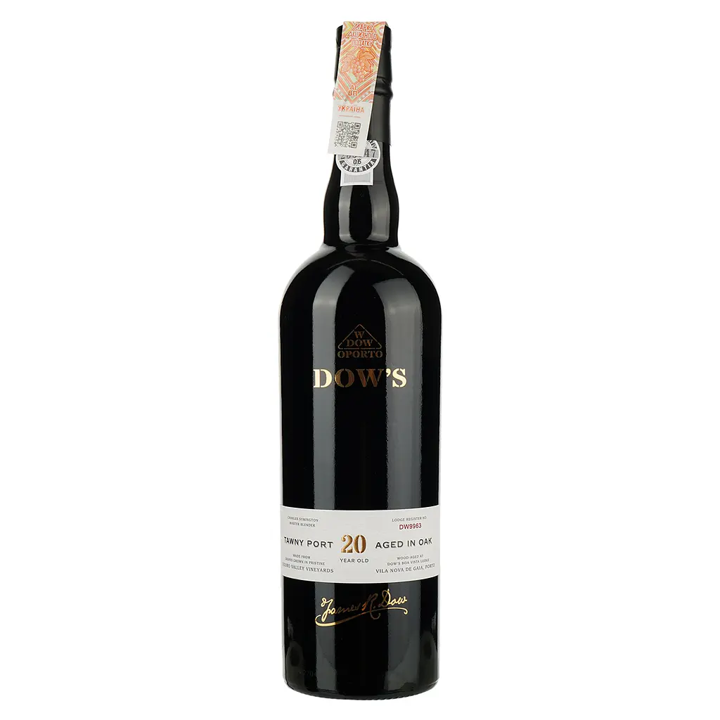 Портвейн Symington Family Estates Dow's 20 YO Tawny, червоний, солодкий, 20%, 0,75 л (8000009452668) - фото 2