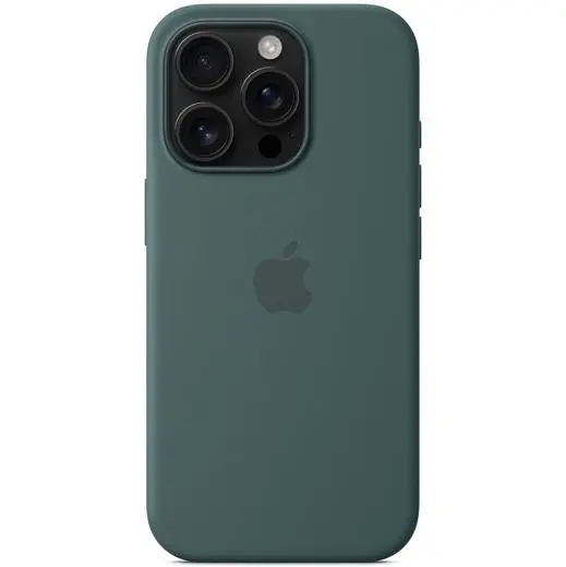 Силіконовий чохол CasePro Silicone Case with MagSafe Lake Green для iPhone 16 Pro - фото 4