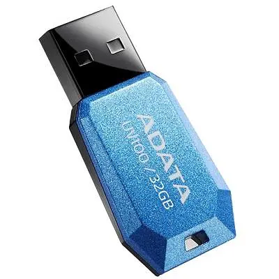 USB флеш накопичувач ADATA 32GB DashDrive UV100 Blue USB 2.0 (AUV100-32G-RBL) - фото 3