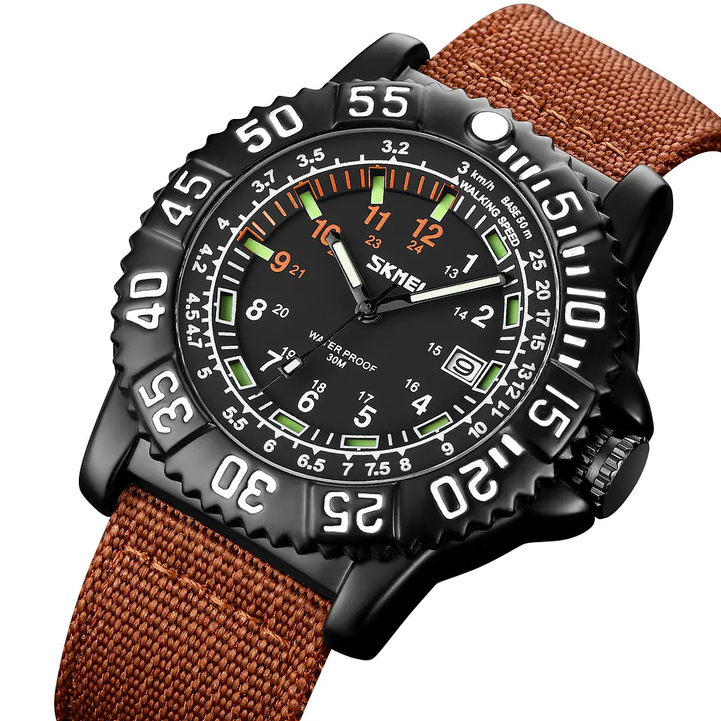 Чоловічий наручний годинник 9281BN Brown Skmei acs0029803 - фото 2