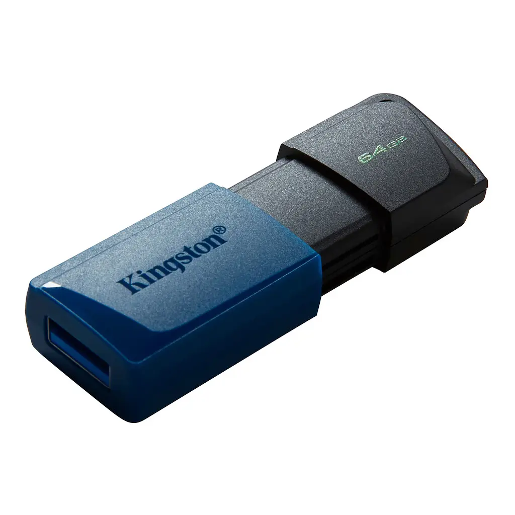 USB флеш накопитель Kingston 2x64GB DataTraveler Exodia M Black/Blue USB 3.2 (DTXM/64GB-2P) - фото 4
