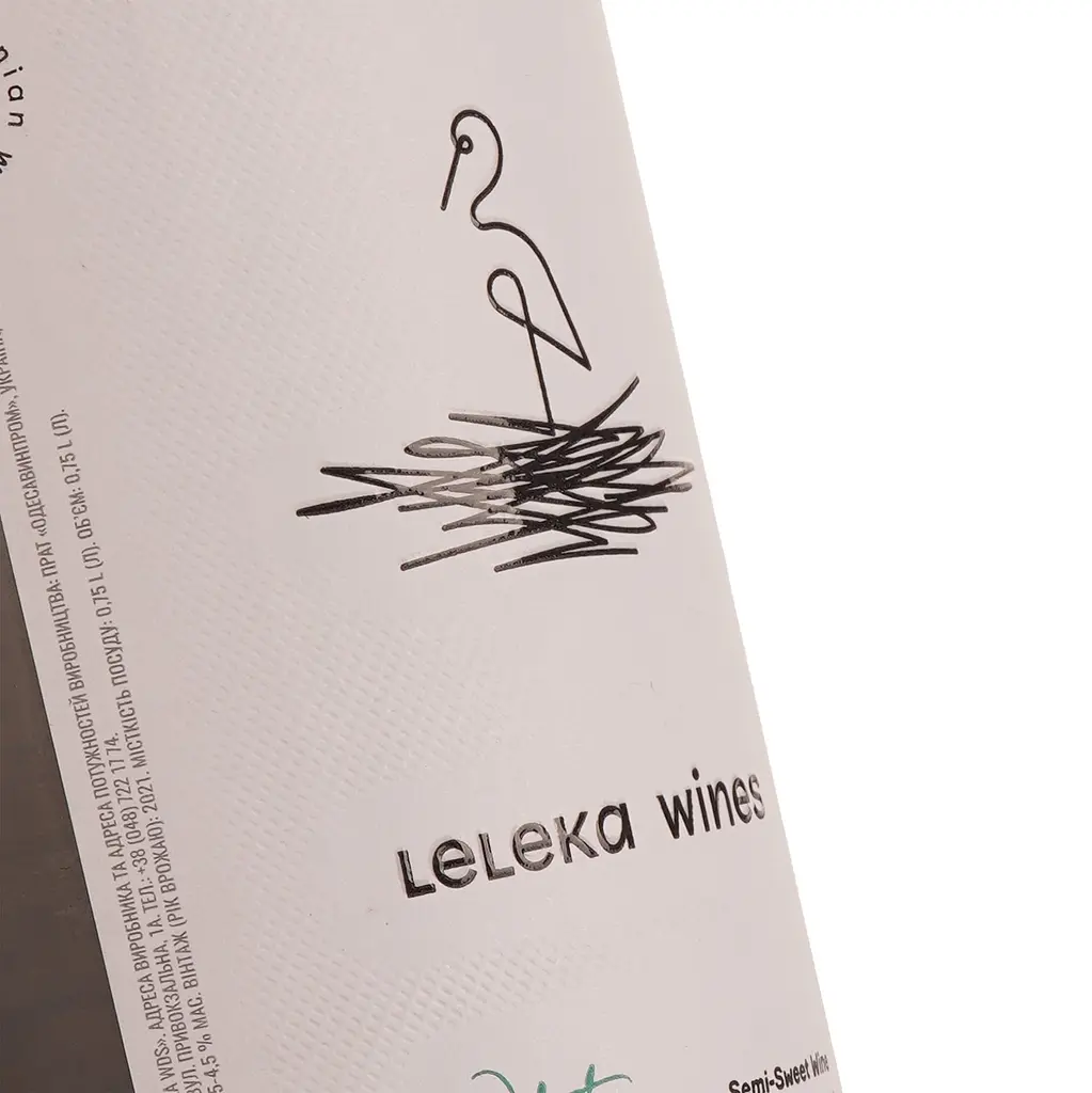 Уцінка. Вино Leleka Wines White, біле, напівсолодке, 0,75 л (854155) - фото 3