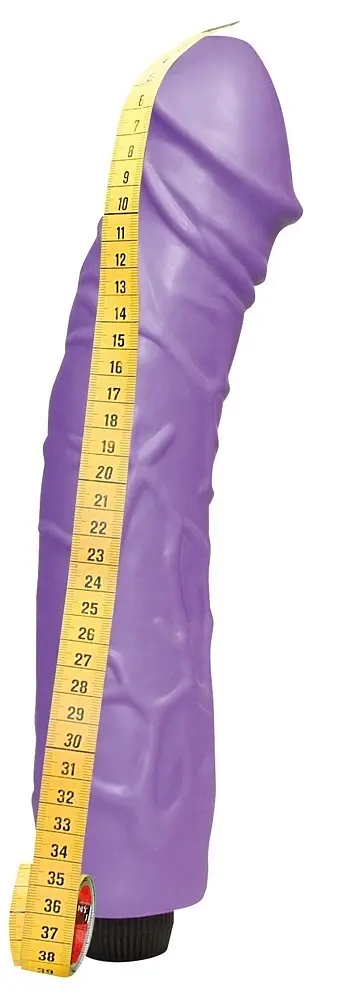 Вібратор You2Toys Queeny Love Giant Lover Skin 33 см фіолетовий - фото 3