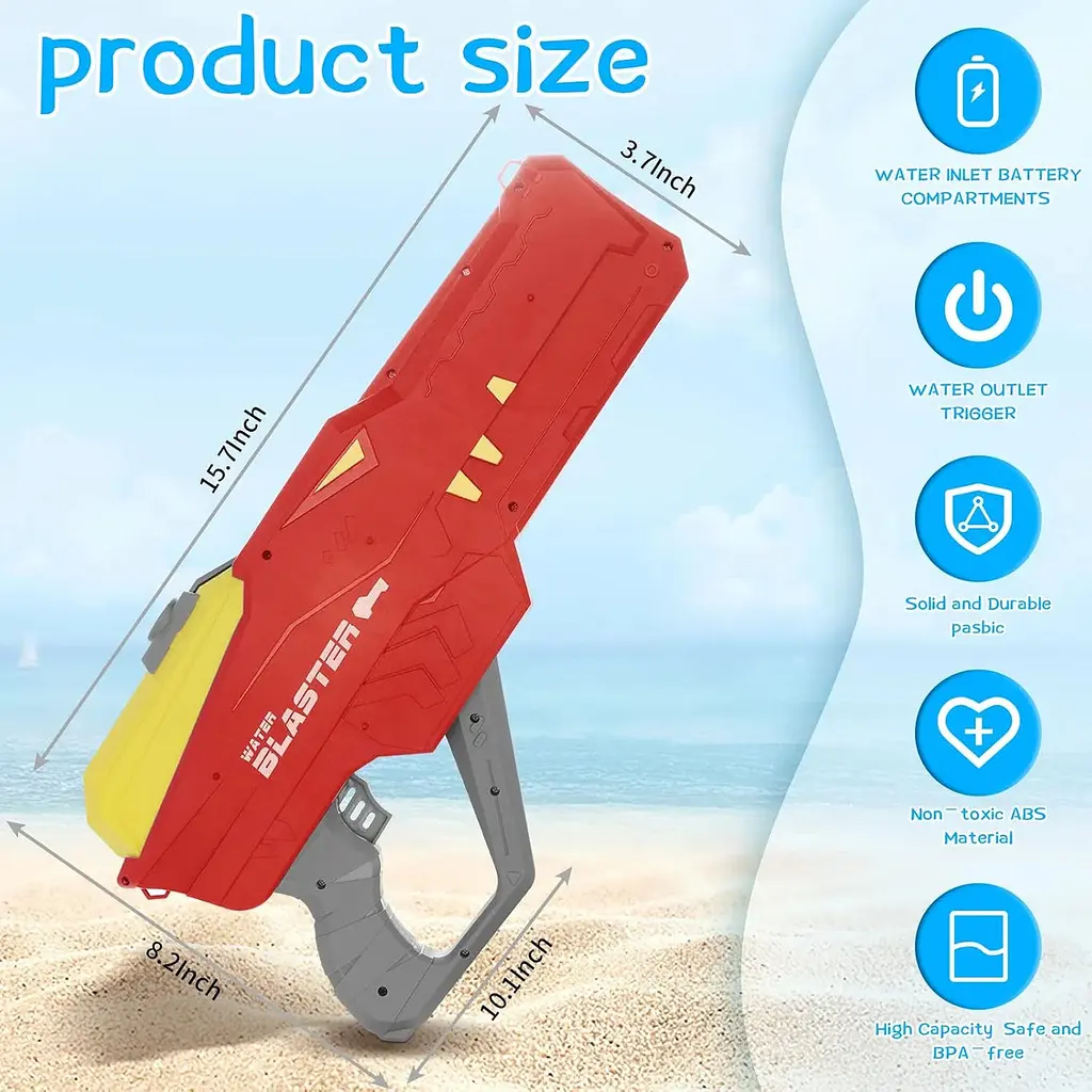 Водяний пістолет дитячий «Крокодил» Water Gun - фото 6