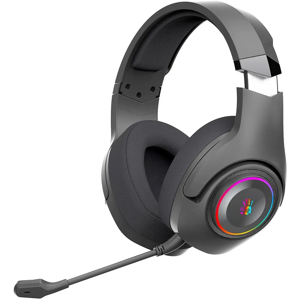 Ігрова гарнітура Bloody A4Tech GR270 RGB Bluetooth v5.2 + 2.4GHz + 3.5 Jack Black (GR270 (Black)) - фото 2