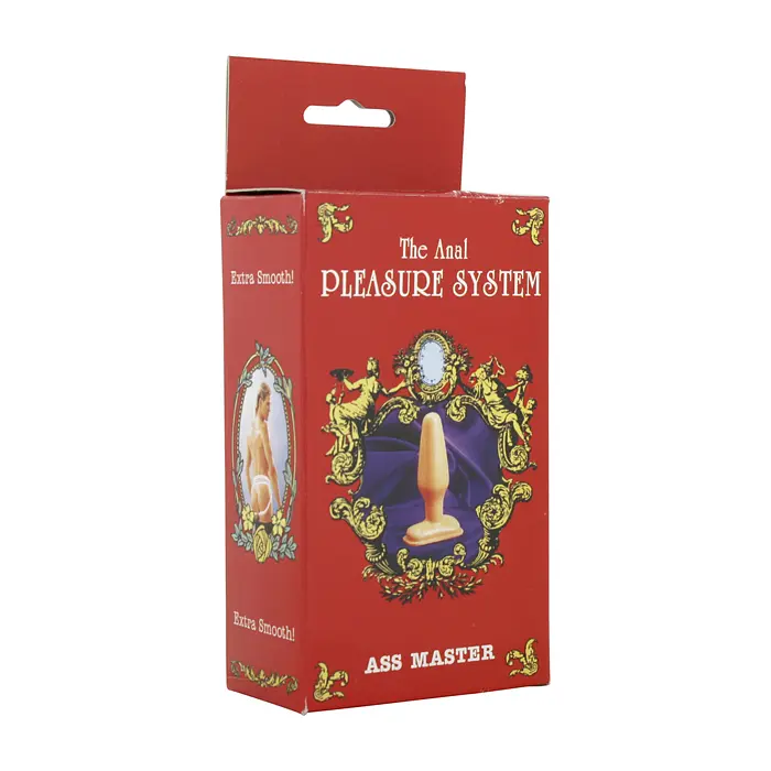 Анальна пробка Ass Master 14 см (чорний) - фото 2