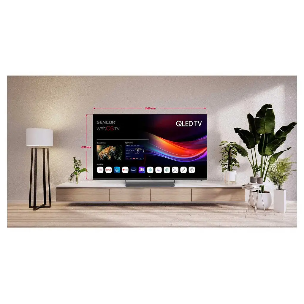 Телевізор Sencor SLE 65Q870TCSB - фото 4