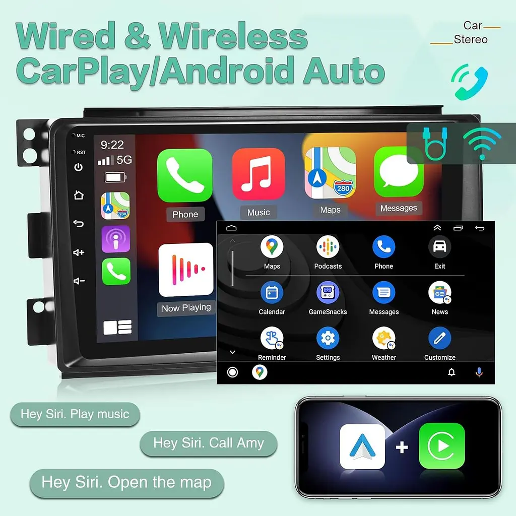 Автомагнітола Android 13 для Smart Fortwo 2005–2010 - фото 2