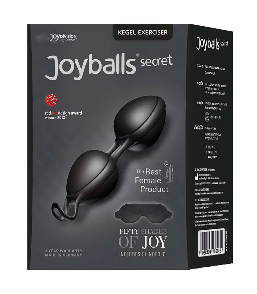 Вагінальні кульки Joyballs secret, black / black Joydivision 48-15001 23746 - фото 6