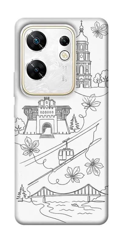 TPU чохол Demsky Kyiv spirit для Infinix Zero 30 4G