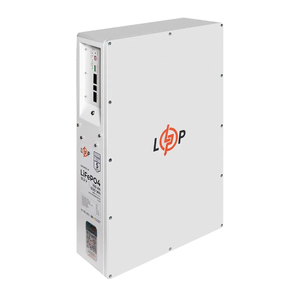 Акумулятор LP LiFePO4 51,2V - 100 Ah (5120Wh) (BMS JK 100A/50А) W RS485/CAN WH - фото 3
