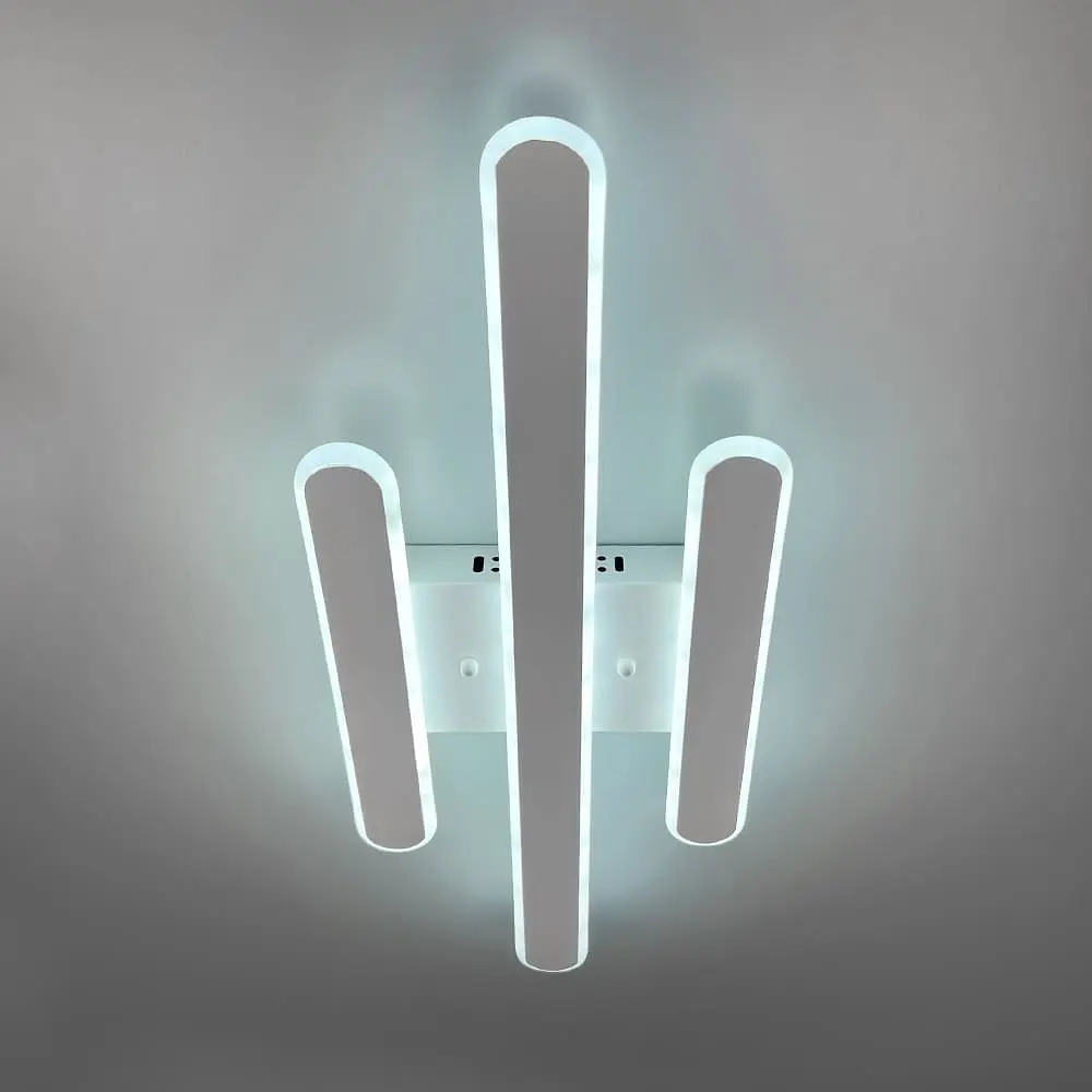 Потолочная LED люстра в белом корпусе 62х25х6 см Line F | Ст. 6203-3 WT - фото 6