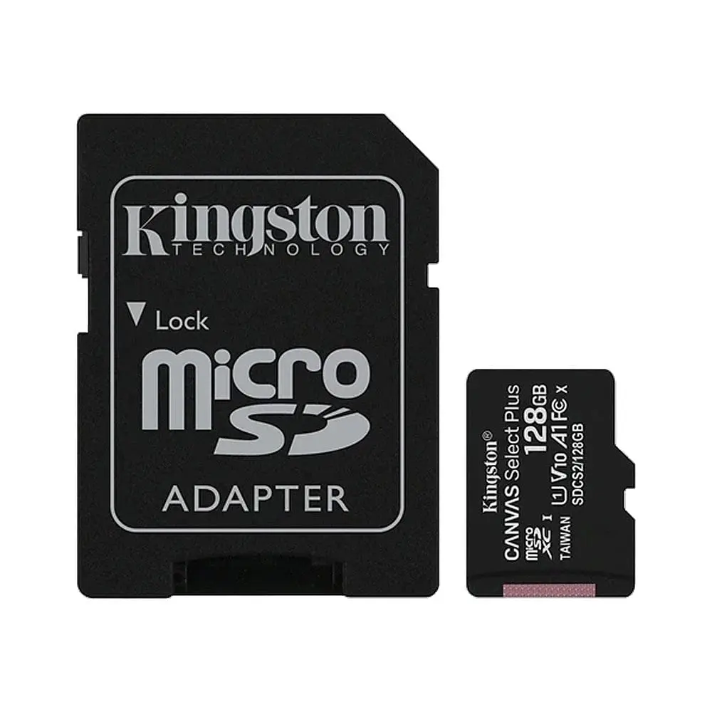 Карта пам'яті microSDXC 128GB Kingston Canvas Select Plus з SD-адаптером Class 10 UHS-I U1 V10 A1 (SDCS2/128GBSP) FullHD (99-00010961) - фото 2