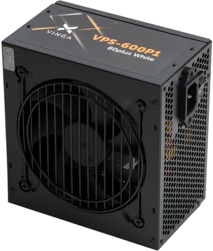 Блок живлення Vinga 600W 80+ Black (VPS-600P1)