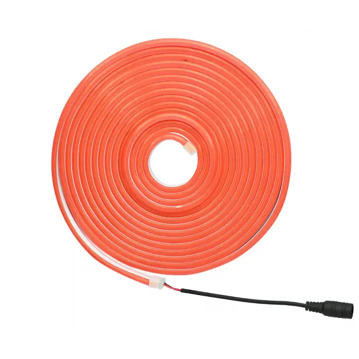 Светодиодная неоновая лента герметичная красная 5 метров NEON 220В JL 2835-120 G IP65 - фото 3