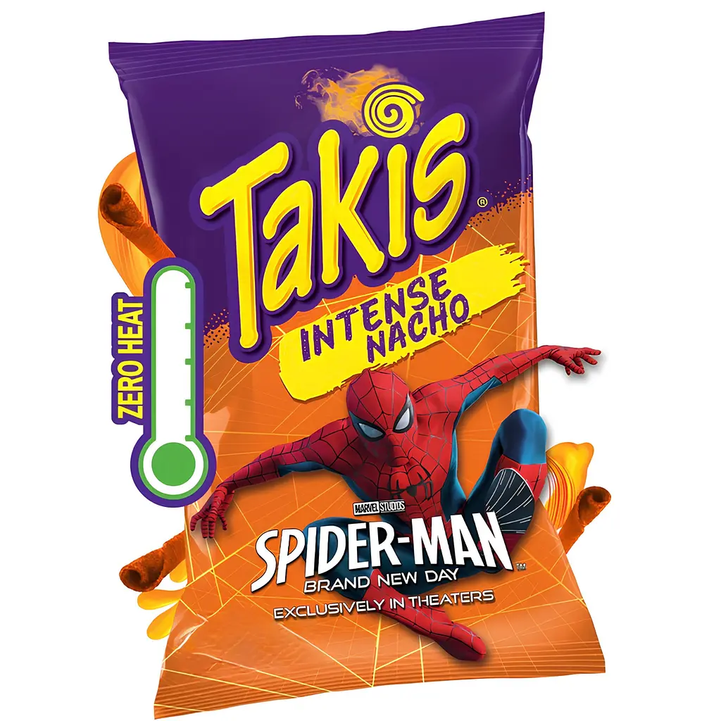 Чіпси Takis Intense Nacho Spider Man Brand New Day 90 г