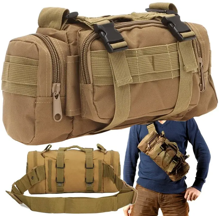 Тактична армійська чоловіча сумка Molle Combat Sachet койот - фото 11
