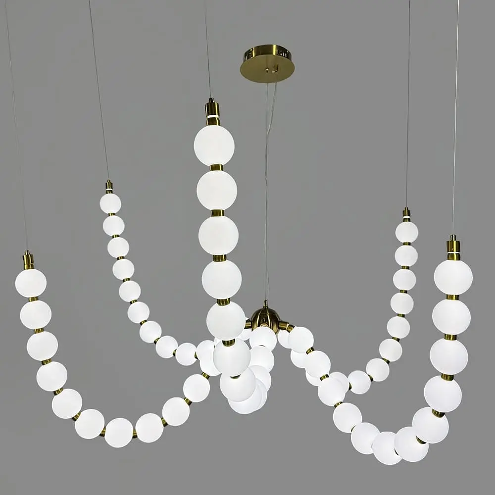 Люстра из серии Perla на 5 дуг с 3-мя световыми режимами | Line F | Ст. SG010/5 - фото 2