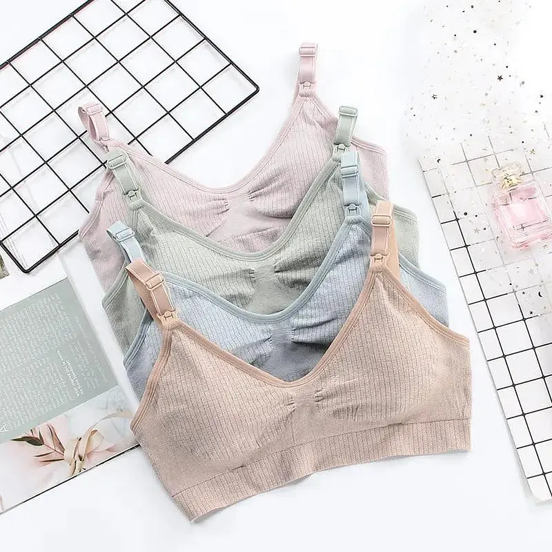 Бюстгальтер топ без кісточки для вагітних та годування розмір 85BC Mothercare 2033 Темно-сірий - фото 5