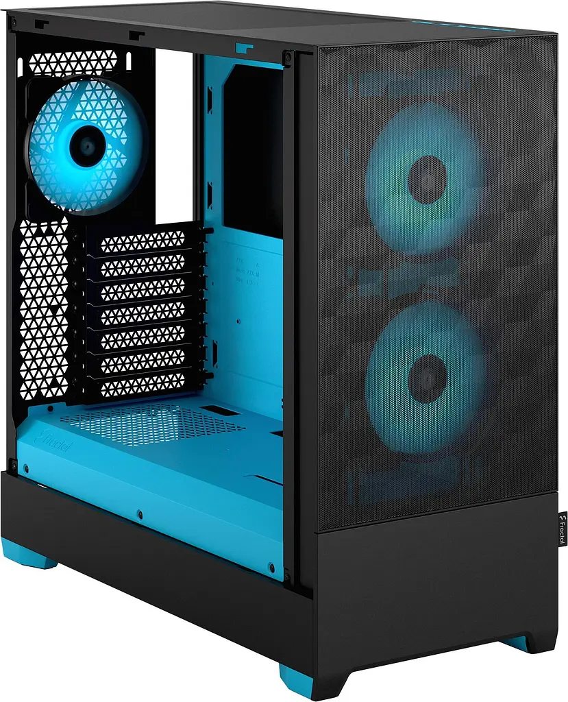 Корпус Fractal Design Pop Air RGB с закаленным стеклом без блока питания Cyan Core (FD-C-POR1A-02) - фото 8