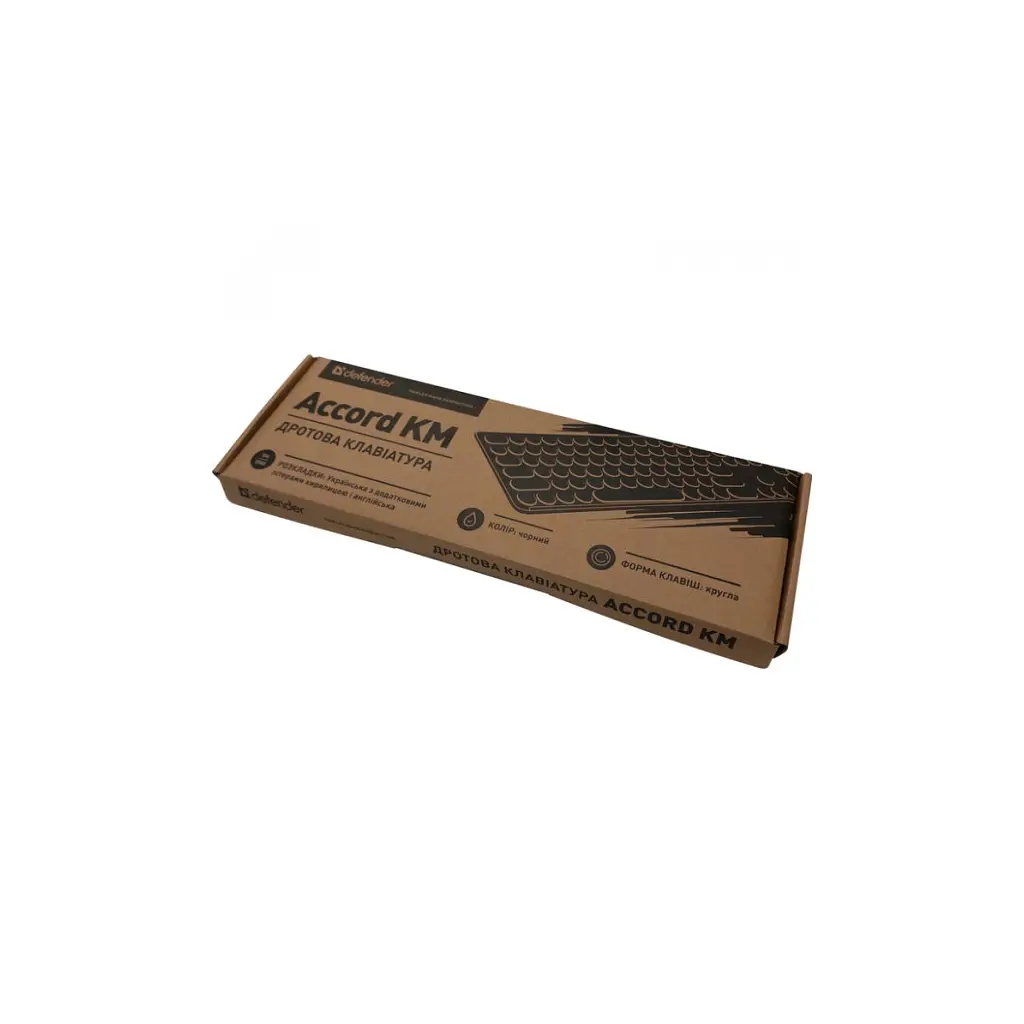 Клавіатура Defender Accord KM USB UA Black (450250) - фото 4