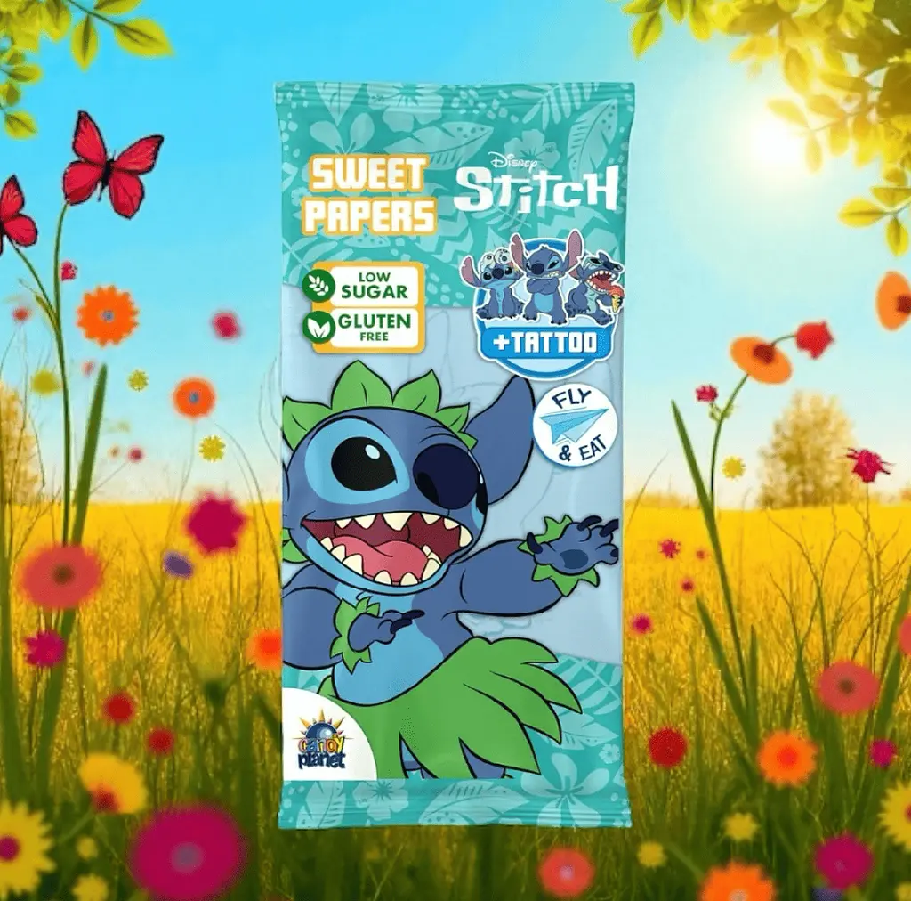 Цукерки з татуюваннями Lilo & Stitch Eating Paper & Tattoo 8г - фото 2