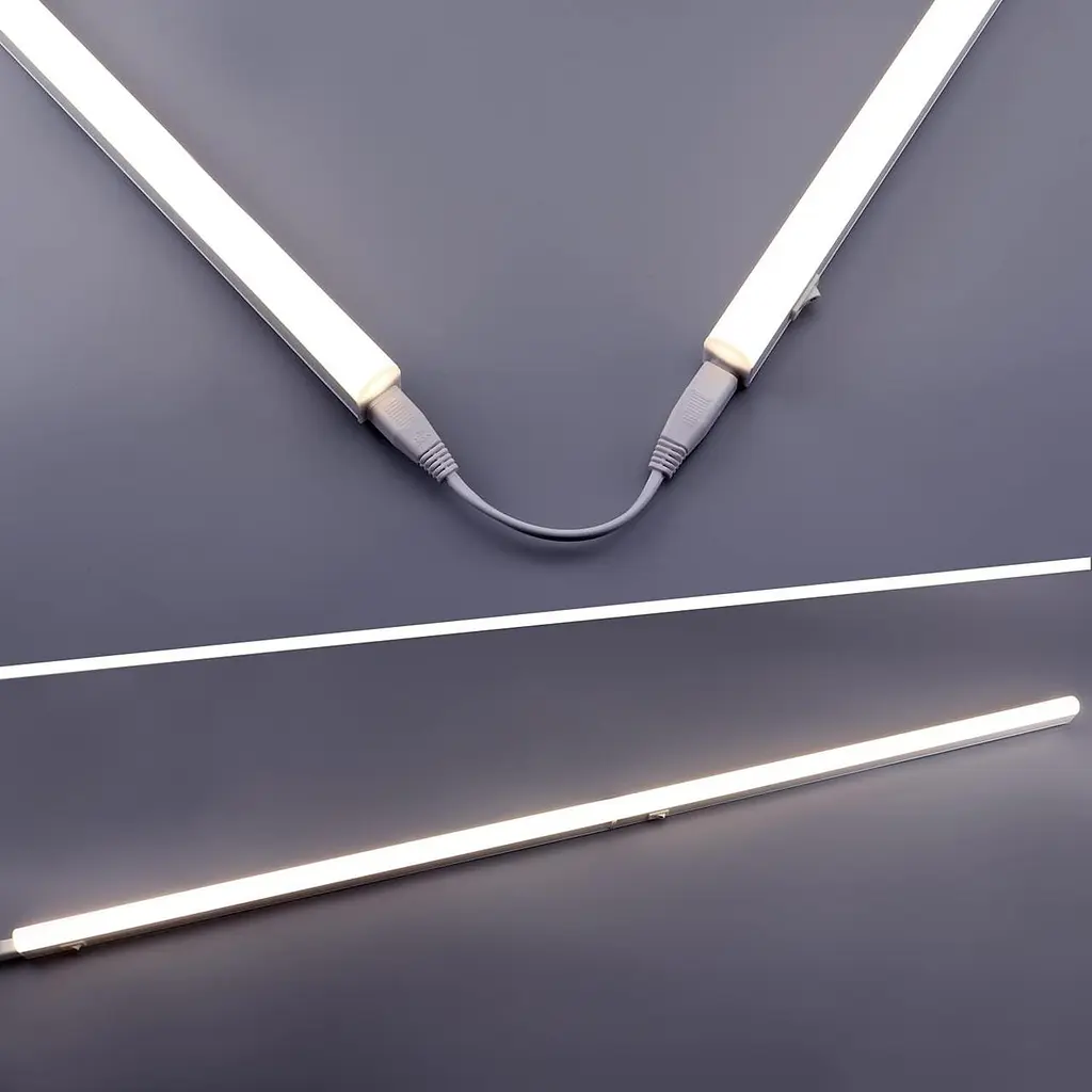 Подсветка для кухонного шкафа, 8 Вт, 42,5 см, 850 лм, 3000 K da LIGHT LED Теплый белый Under-Unit Light Strip Кухонная лампа Шкаф - фото 5