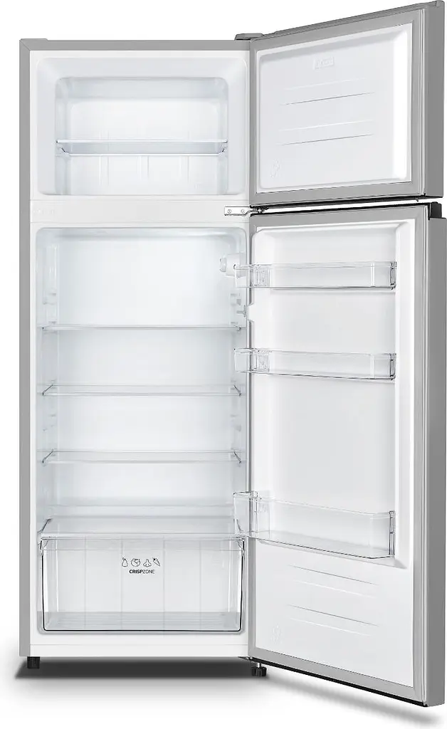 Холодильник Gorenje з верхньою морозильною камерою 144x55x55 холодильне відділення 164 л морозильне відділення 41 л 2 двері A+ ST сірий (RF4141PS4) - фото 2