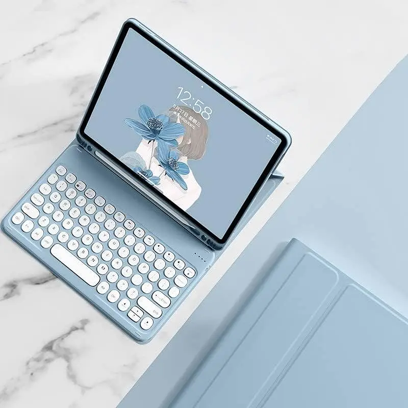 Чохол для клавіатури для iPad Air 13 дюймів (M3/M2)/ iPad Pro 12,9 дюйма 6-го/5-го/4-го/3-го покоління Кольорова клавіатура - фото 5