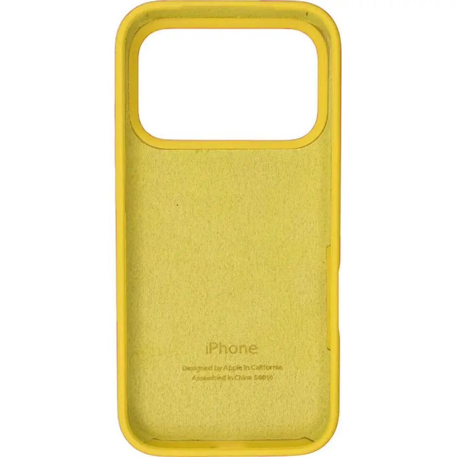 Силіконовий чохол для Apple iPhone 17 Pro сонячно-жовтий AA [145163] - фото 2