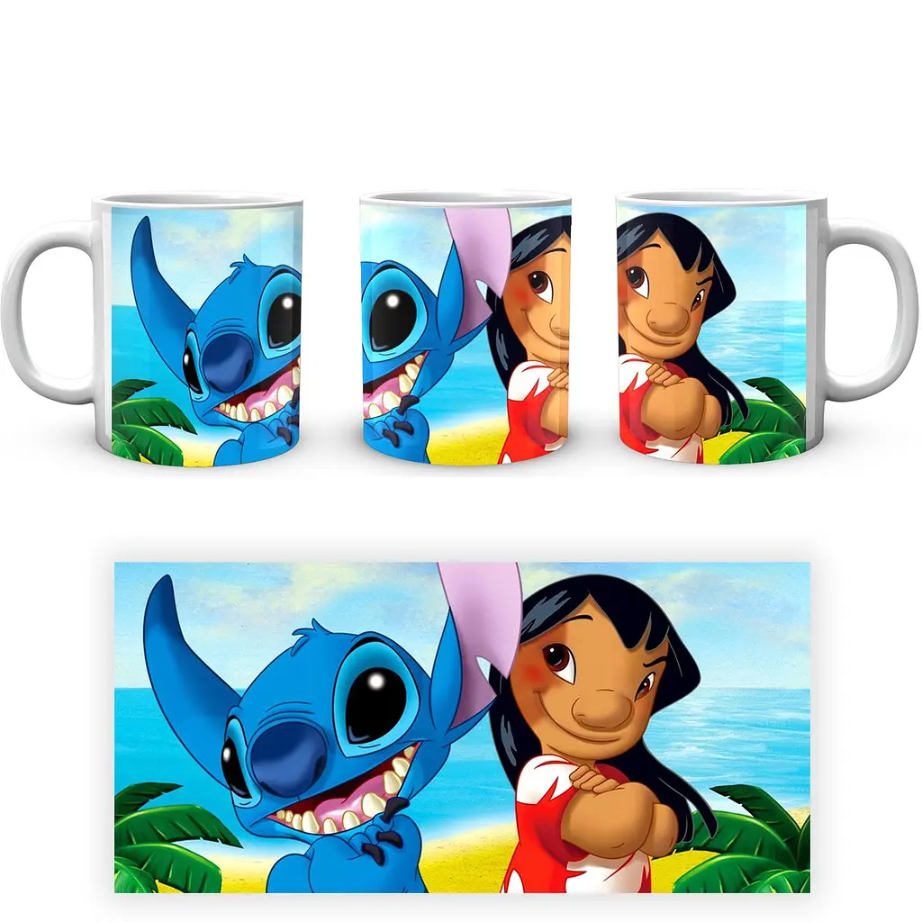 Кухоль GeekLand Lilo and Stitch Ліло і Стіч LS 02.16 330 мл білий - фото 4