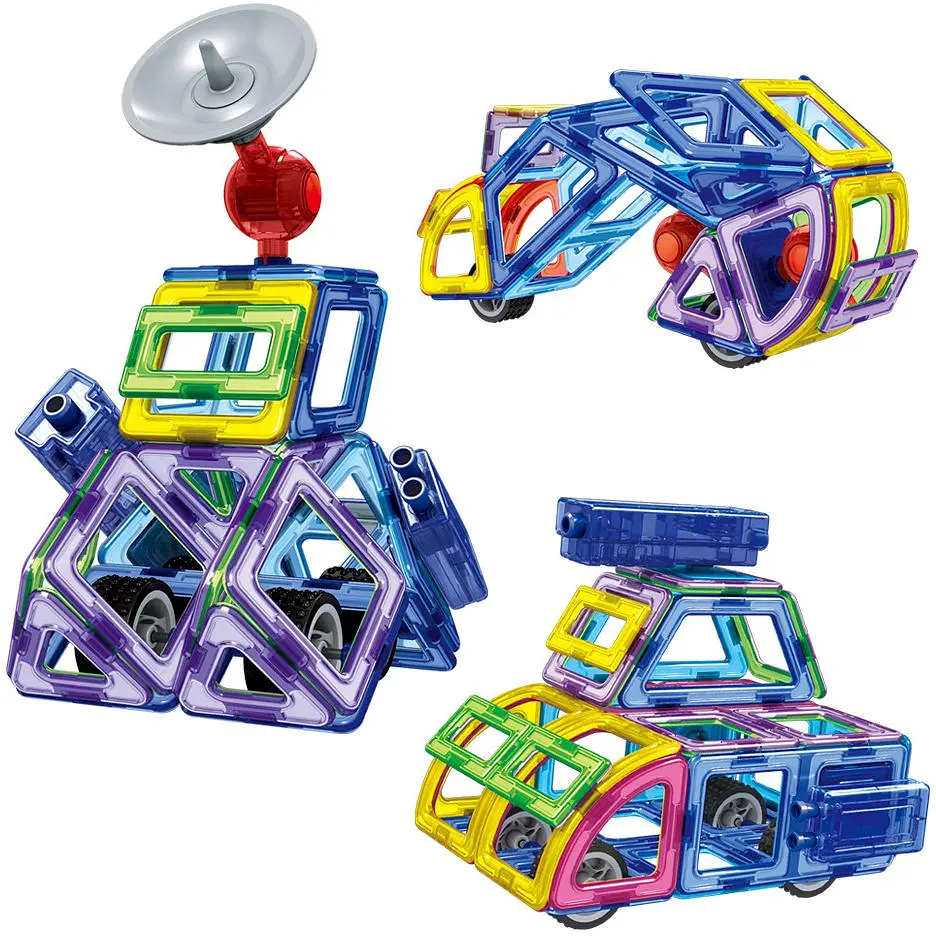 Конструктор Limo Toy 5001 магнітний - Військова техніка 96 елементів - фото 2