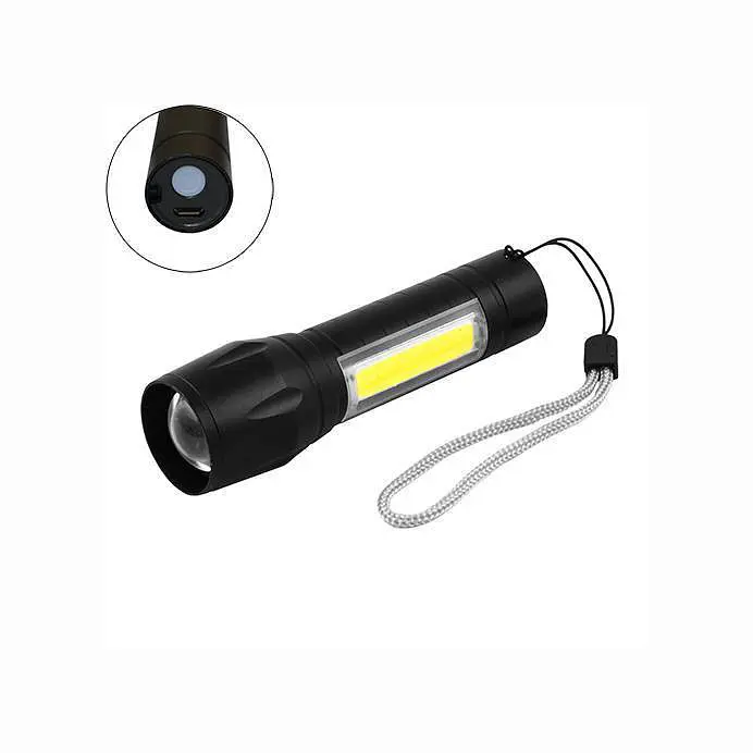 Фонарь Flashlight BL K31, аккумуляторный ручной, светодиодный с фокусировкой и USB зарядкой - фото 3
