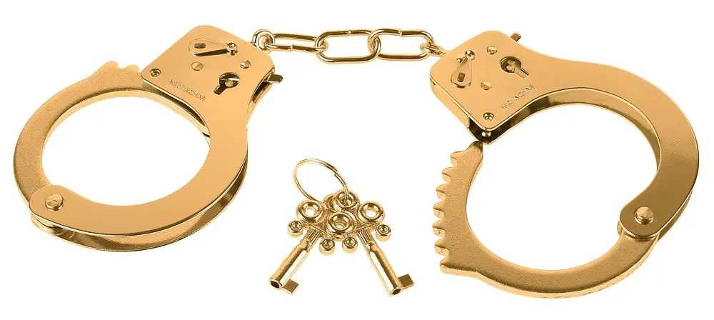 Наручники - Fetish Fantasy Gold Metal Cuffs - фото 2