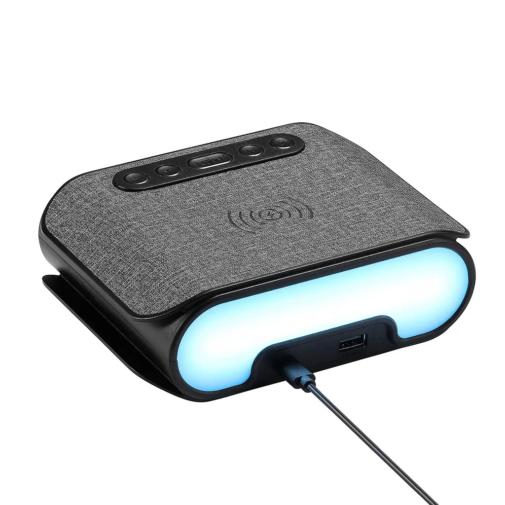 Бездротова зарядка з годинником HAVIT W3040 15W Black HAVIT (28310-000) - фото 7