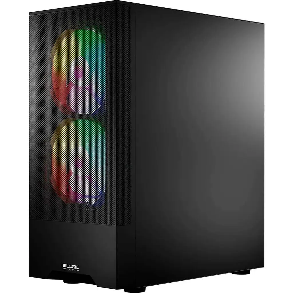 Корпус LogicConcept ARYA MESH+GLASS ARGB fans 2x140mm+1x120mm BLACK без БЖ ATX (AT-ARYA-10-000000-0002) Без БП - фото 9