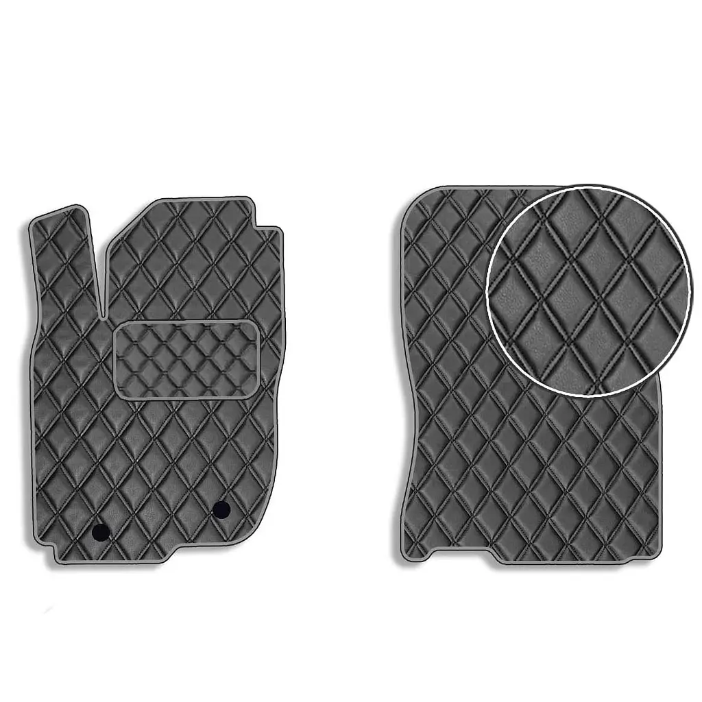 Килимки в салон передні для Toyota RAV 4 CA30W 2005-2013 Екошкіра 2 шт (Rombus)