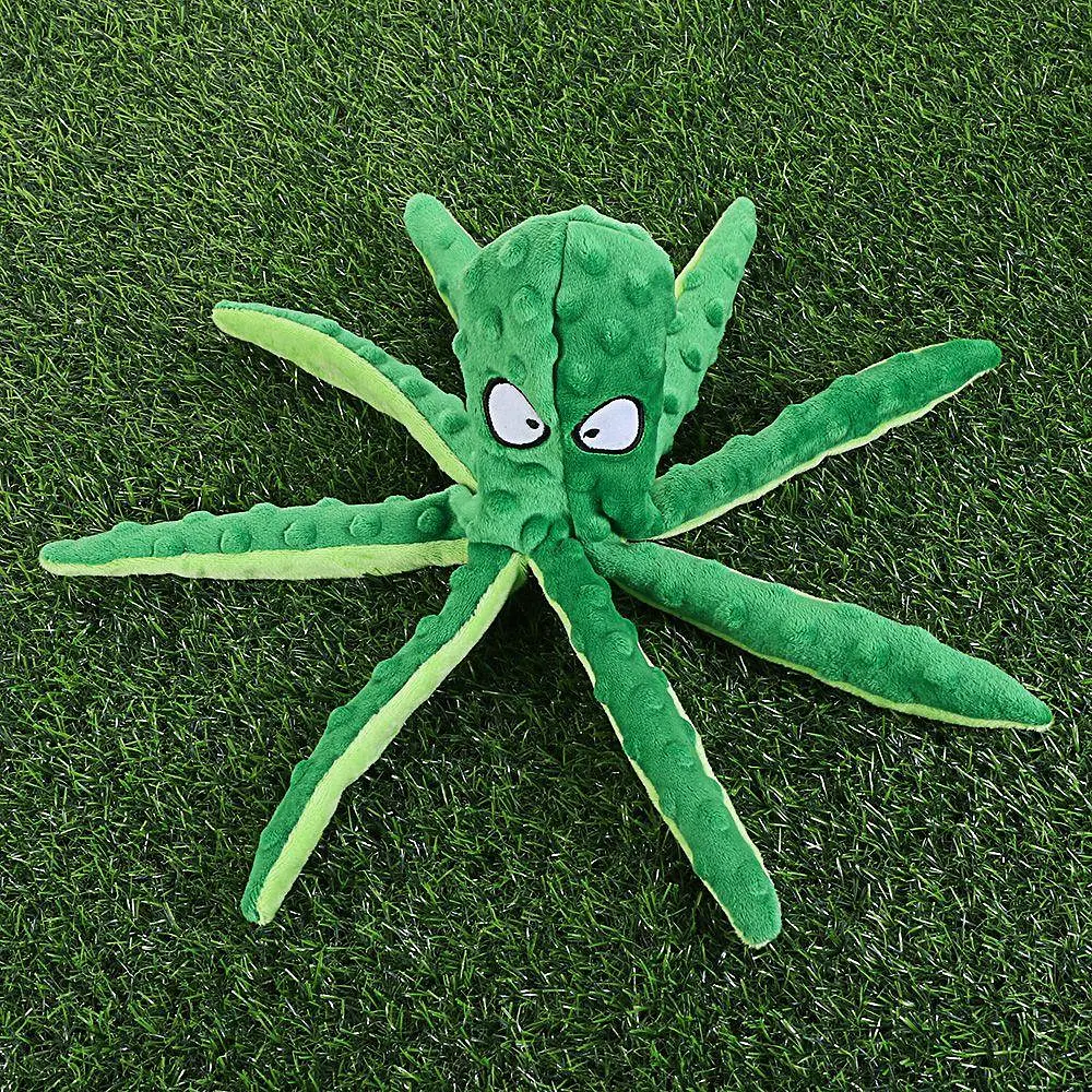 М'яка іграшка для собак Octopus Shaped Crinkle Dog Plush Toy - фото 2
