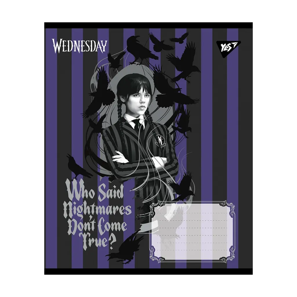 Зошит Yes Wednesday Таємничі уроки А5 48 аркушів лінія (768275), в асортименті - фото 2