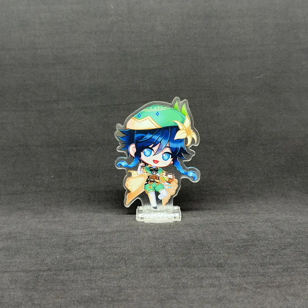 Акрилова колекційна фігурка Геншин Імпакт - Genshin Impact Chibi Венті 10 см - фото 2