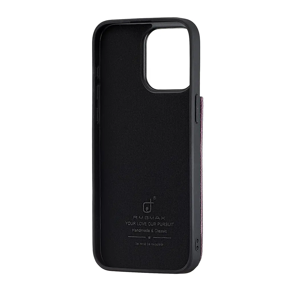 Чохол Jinduka Leather Pocket iPhone 15 Pro Max Purple - фото 3