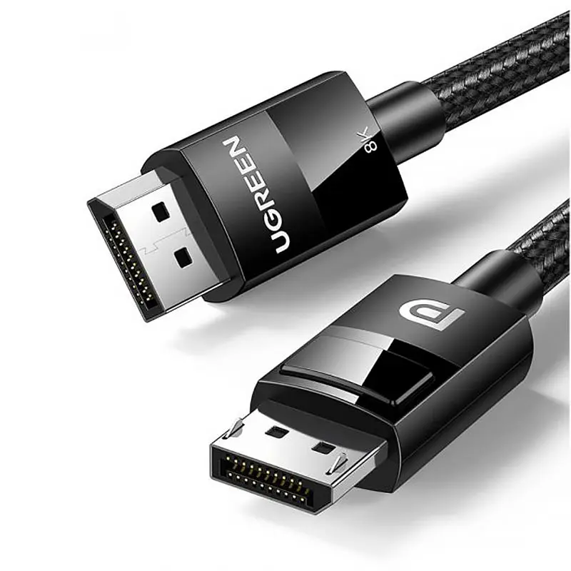 Кабель DisplayPort M - M V1.4 8K 3м Plastic Case Braided Cable DP114 Чорний UGREEN - фото 2