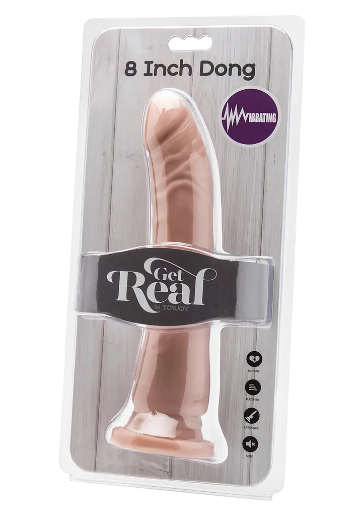 Реалістичний вібратор Get Real Toy Joy Cock 20.5 см тілесний - фото 3