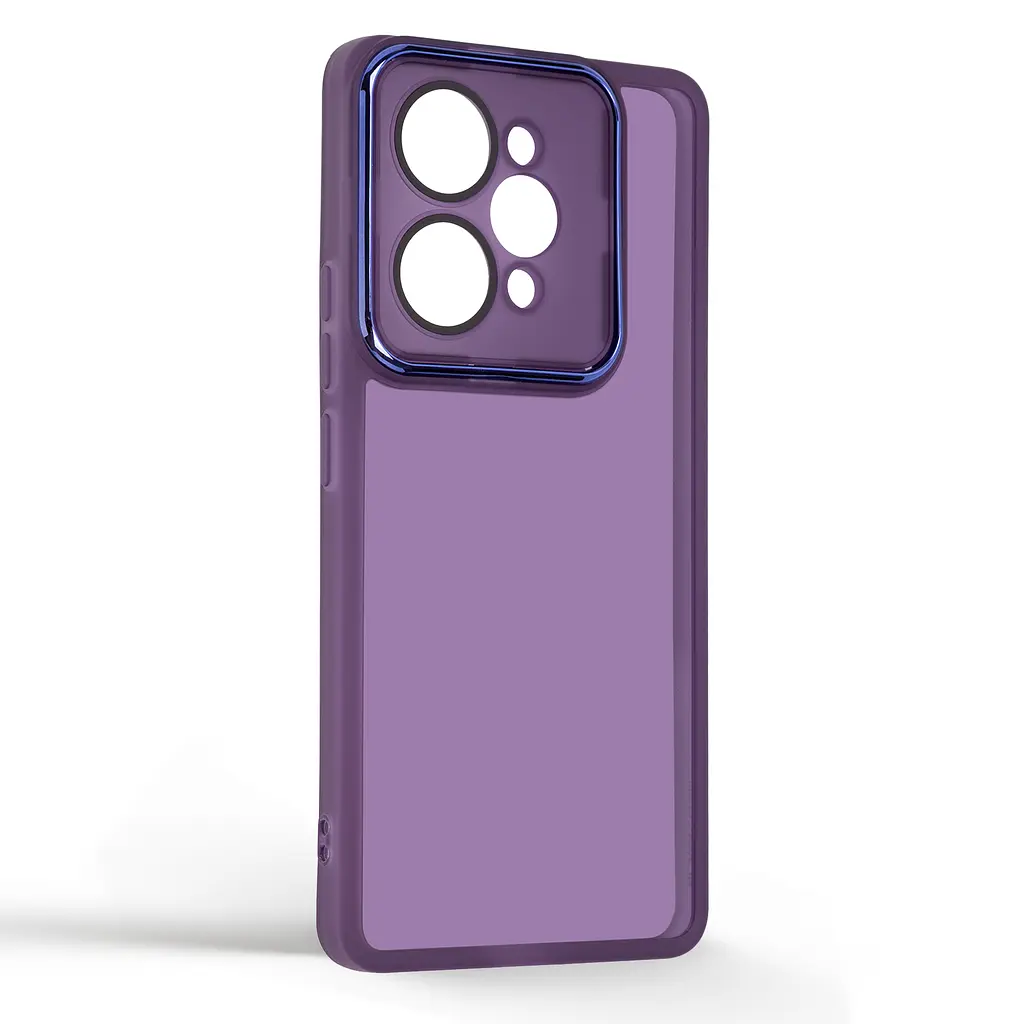 Защитный чехол для Realme 15 Pro 5G, Shade, фиолетовый, TPU+PC, матовый, защита всего корпуса, панель-накладка, противоударный, с большими бортами, амортизирует удары при падениях, ArmorStandart (ARM89116) - фото 2