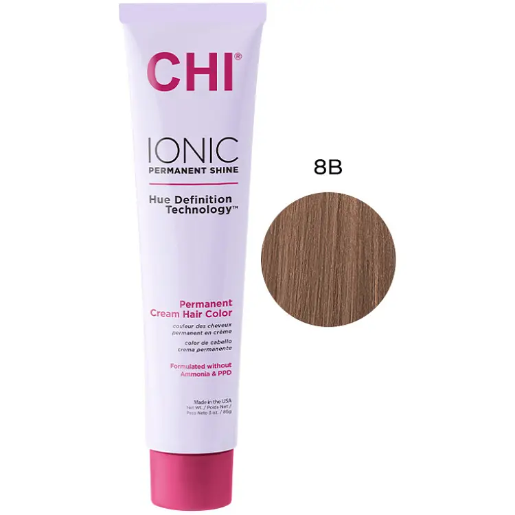 Крем-фарба для волосся CHI Ionic 8B середній бежевий блонд професійна безаміачна 85 г - фото 2
