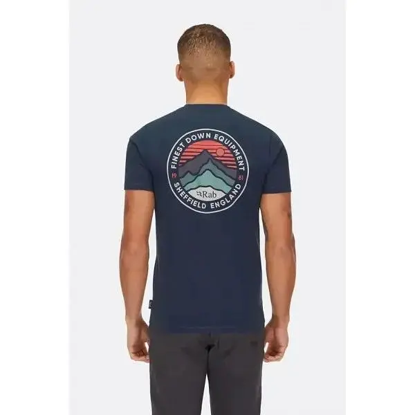 Футболка Rab Basecamp 3 Peak Tee Dark Blue M (1033-RB QCC-05-TMB-MED) - фото 2