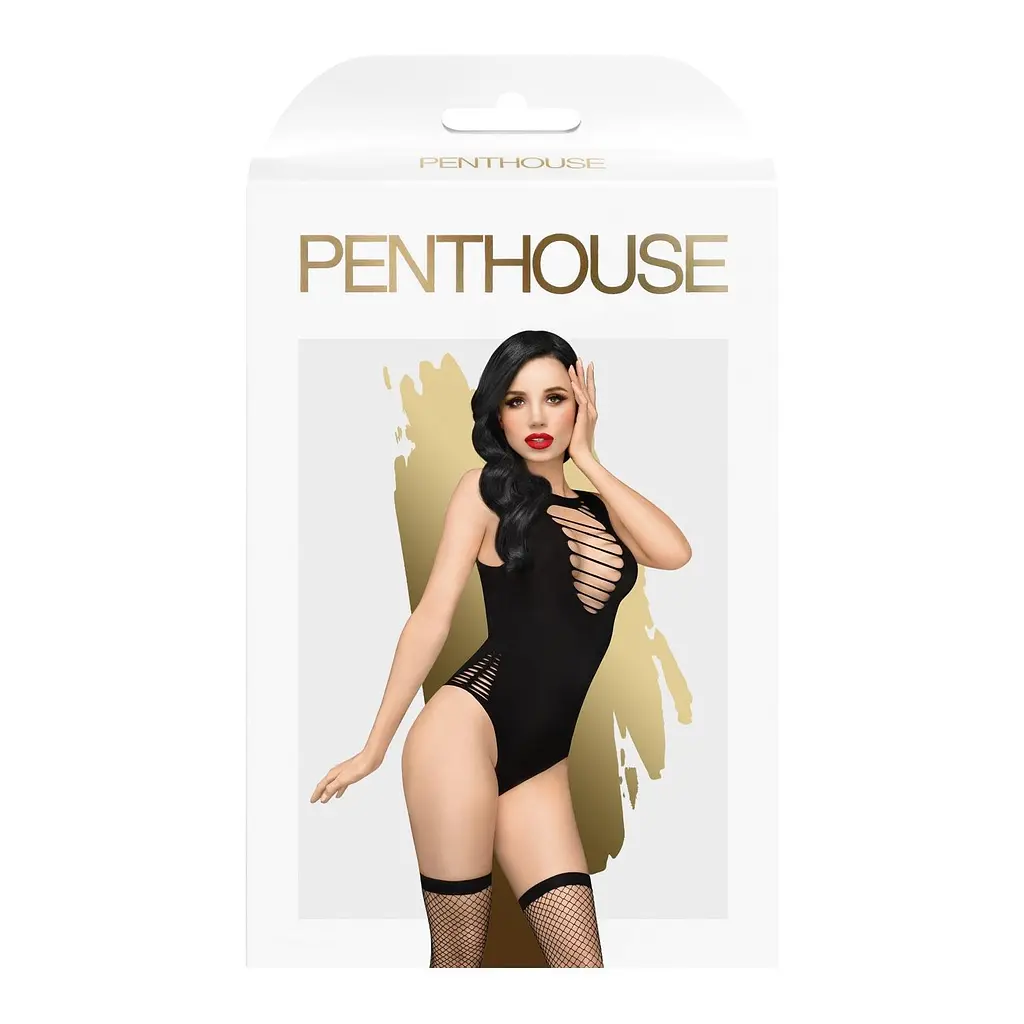 Боді Penthouse Lingerie Hotter Than Hell XL чорний - фото 3