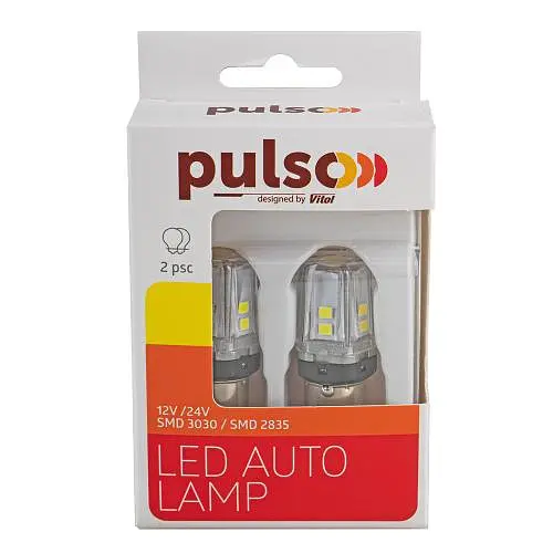 Лампа PULSO/габаритні/LED 1157/BA15s/12SMD-2835/9-36v/550/100lm