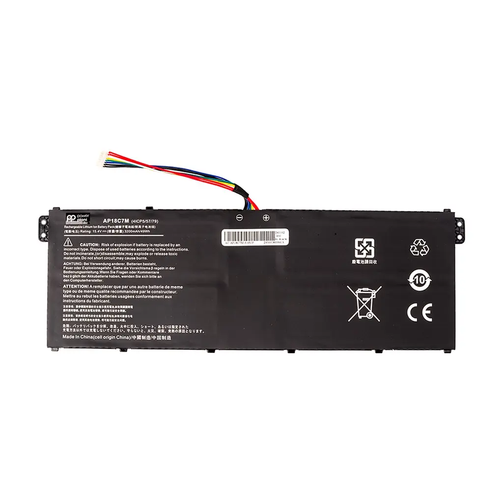 Акумулятор до ноутбука ACER Swift 3 (AP18C7M) 15.4V 3200mAh PowerPlant (NB410750)