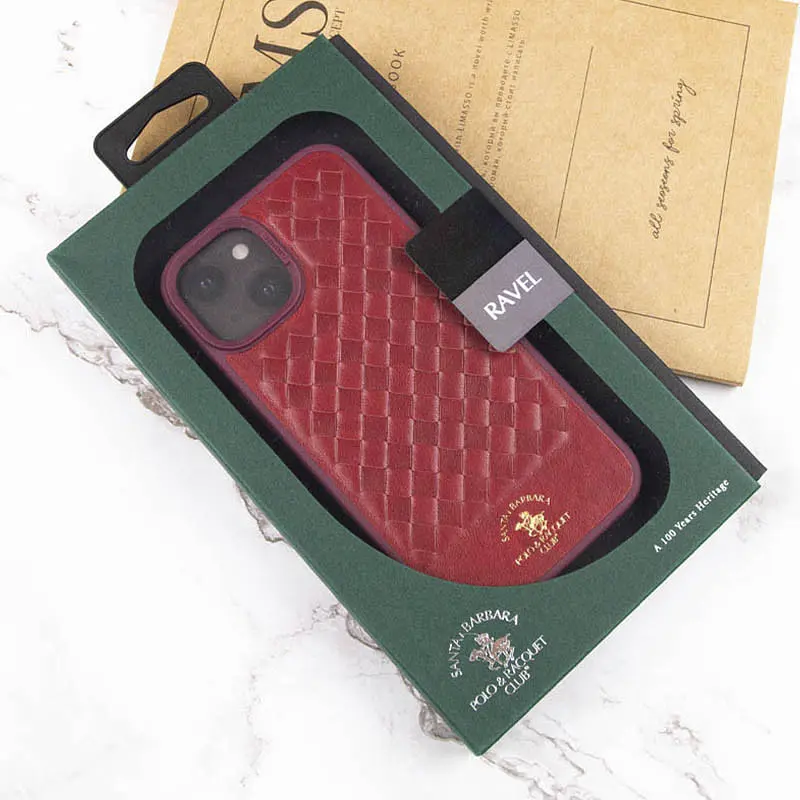 Шкіряний чохол Polo Santa Barbara для Apple iPhone 15 Plus (6.7) Red - фото 7